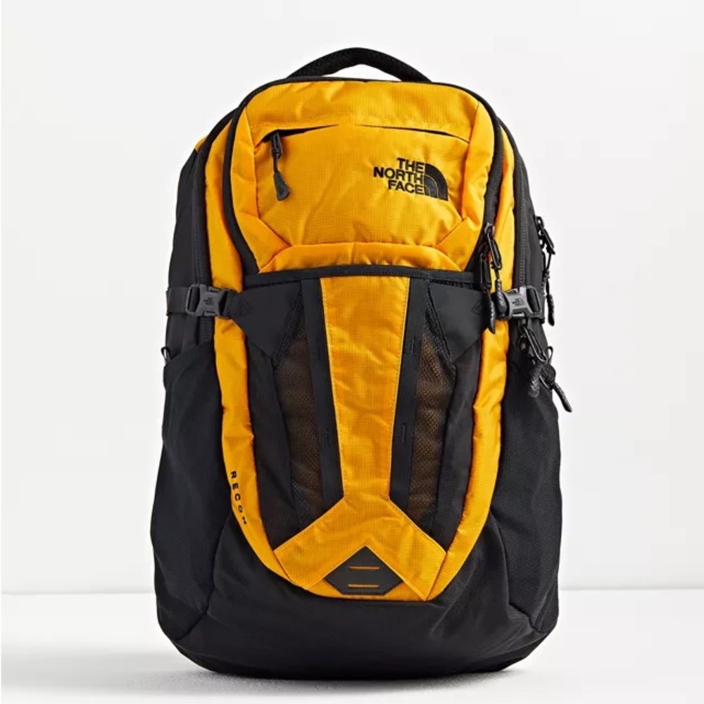 North Face Recon Backpack SUMMIT GOLD RIPSTOP/TNF BLACK, ONE SIZE